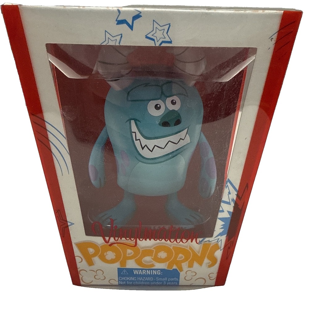 Disney Vinylmation Popcorns Sulley Monsters Inc Figure OS Blue Brand New NIB